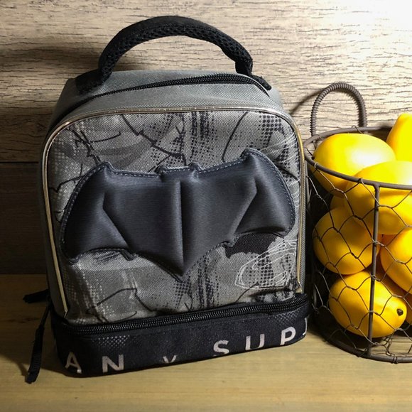 superman backpack with lunchbox